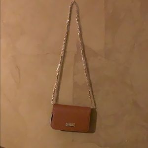 Clutch with shoulder strap